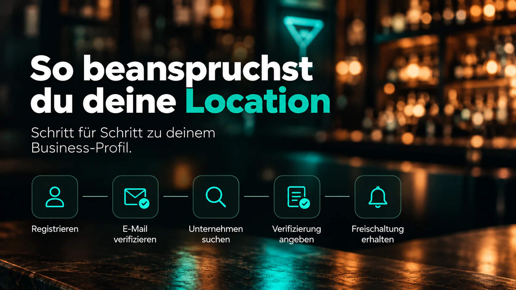 Vorschau zum Video: So beanspruchst du deine Location